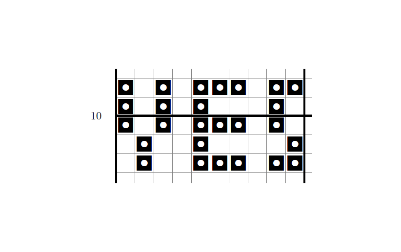 Candy Corn Planchette - Ouija - Cross Stitch Pattern