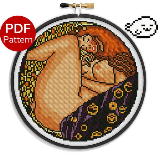 Klimt - Danaë - Cross Stitch Pattern