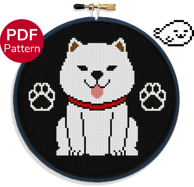 Akita Inu - Cross Stitch Pattern