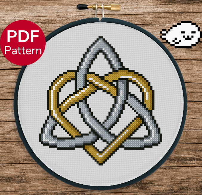 Heart Celtic Knot - Cross Stitch Pattern