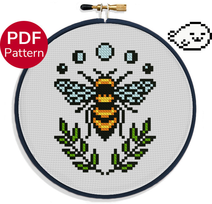 Small Bee - Cross Stitch Pattern