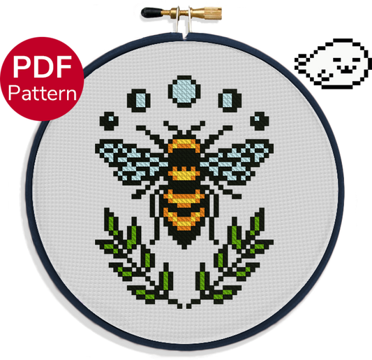 Small Bee - Cross Stitch Pattern